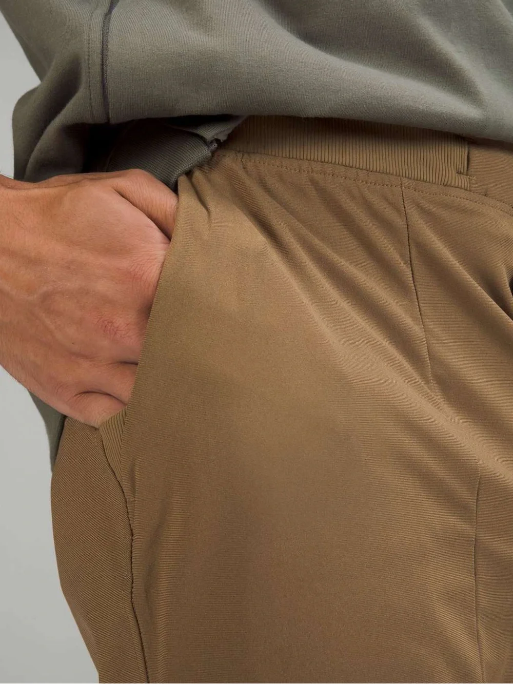 lululemon athletica ABC Jogger Men's Sz M Olive Brown Performance Casual Travel
